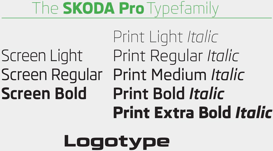 SKODA-Pro-custom-type-family