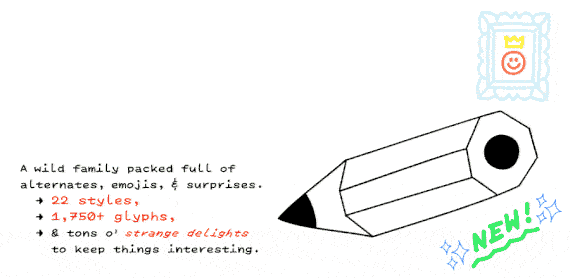 So I Made A Hand-Drawn Font…