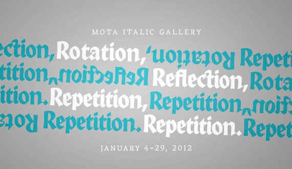 Rotation, Reflection, Repetition, Repetition.